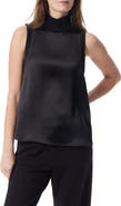 DO by Dee Ocleppo Rory Turtleneck Satin Shell Top