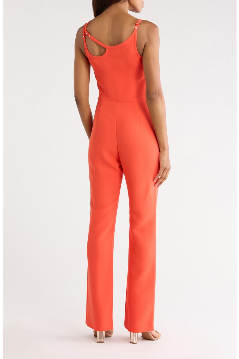 Cutout Jumpsuit, Alternate, color, ORANGE