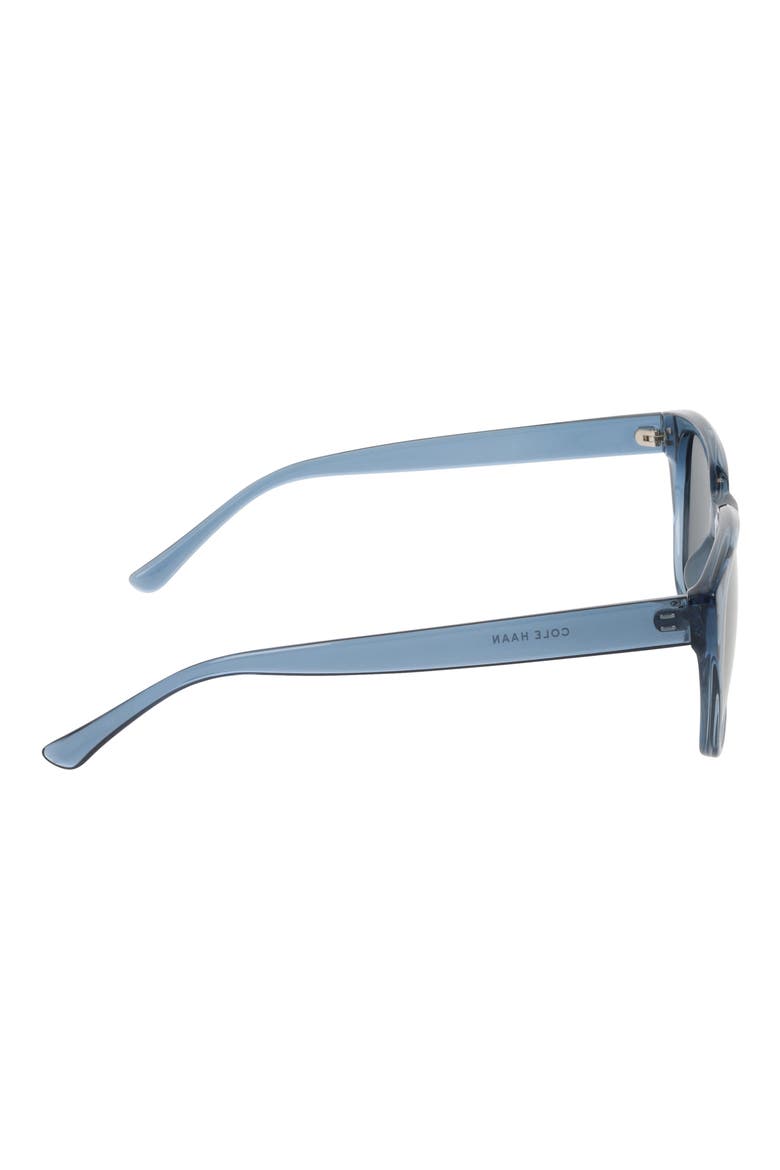 54mm Modified Rectangular Sunglasses, Alternate, color, CRYSTAL BLUE