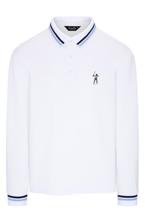 Premium Midweight Long Sleeve Polo