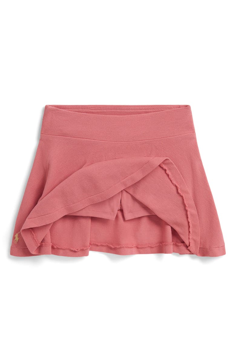 Polo Ralph Lauren Kids' Jersey Tennis Skort, Alternate, color, Desert Rose