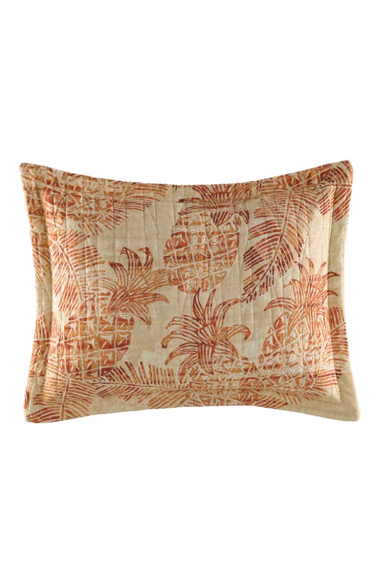 Tommy Bahama Batik Pineapple Quilted Accent Pillow, Main, color,