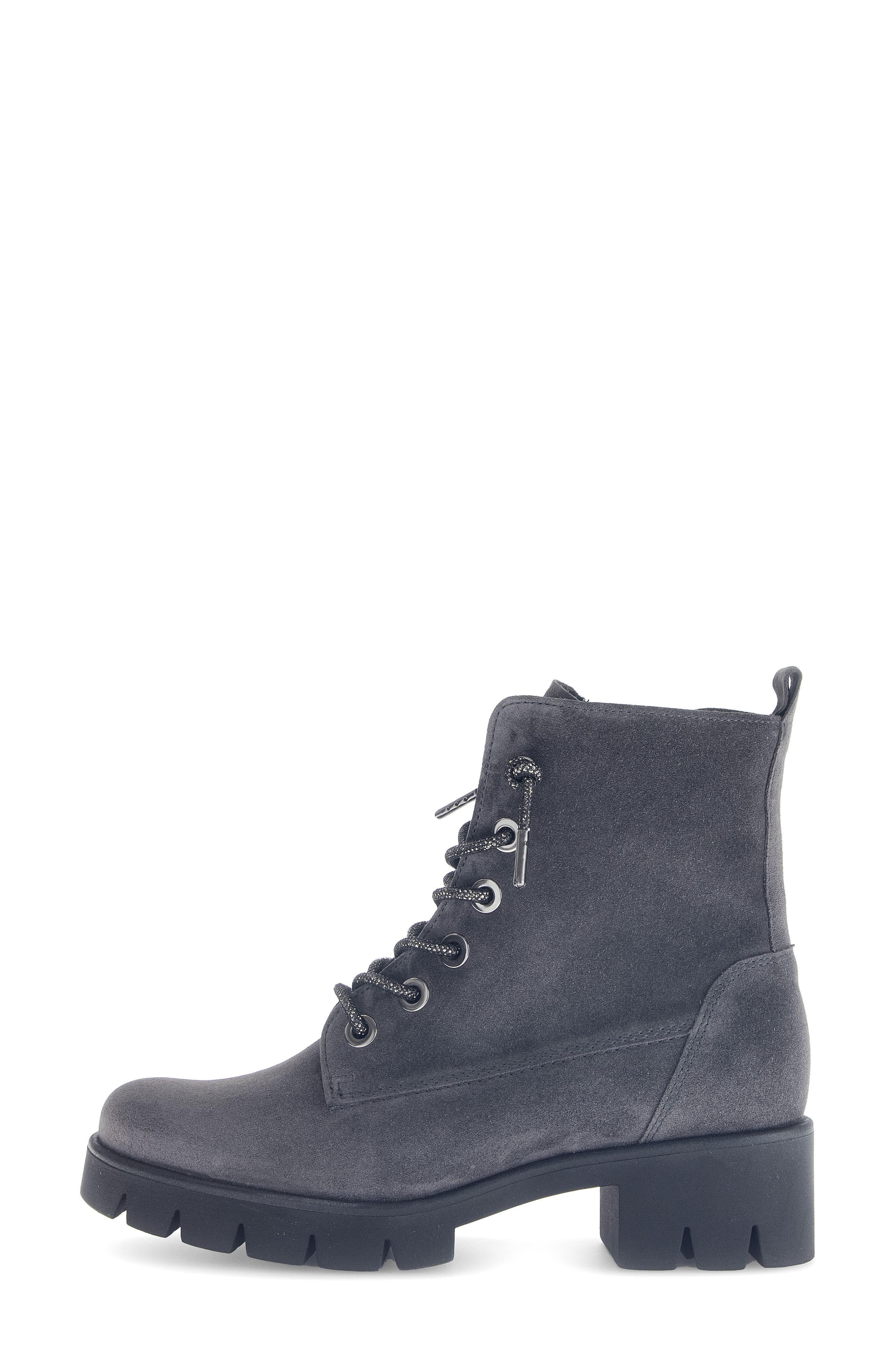 Sofia Combat Boot, Alternate, color, DARK GREY
