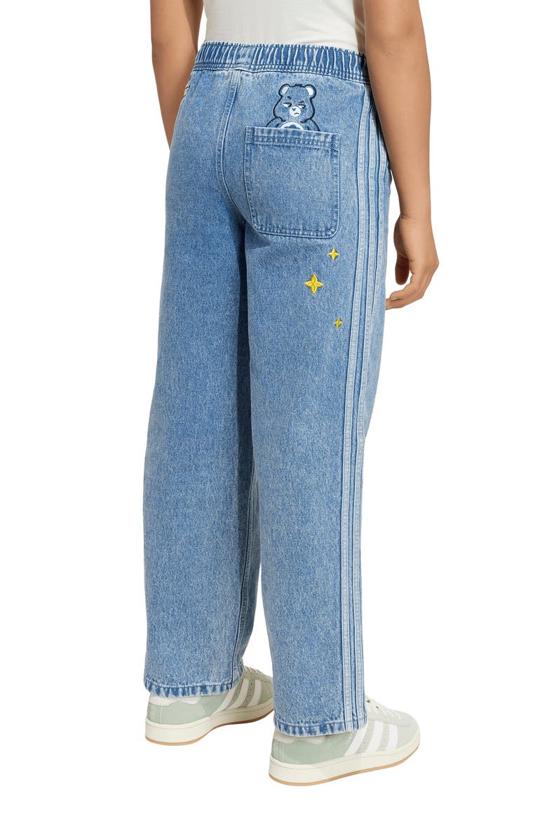 Kids' Originals Cloud Graphic Elastic Waist Jeans, Alternate, color, LIGHT DENIM