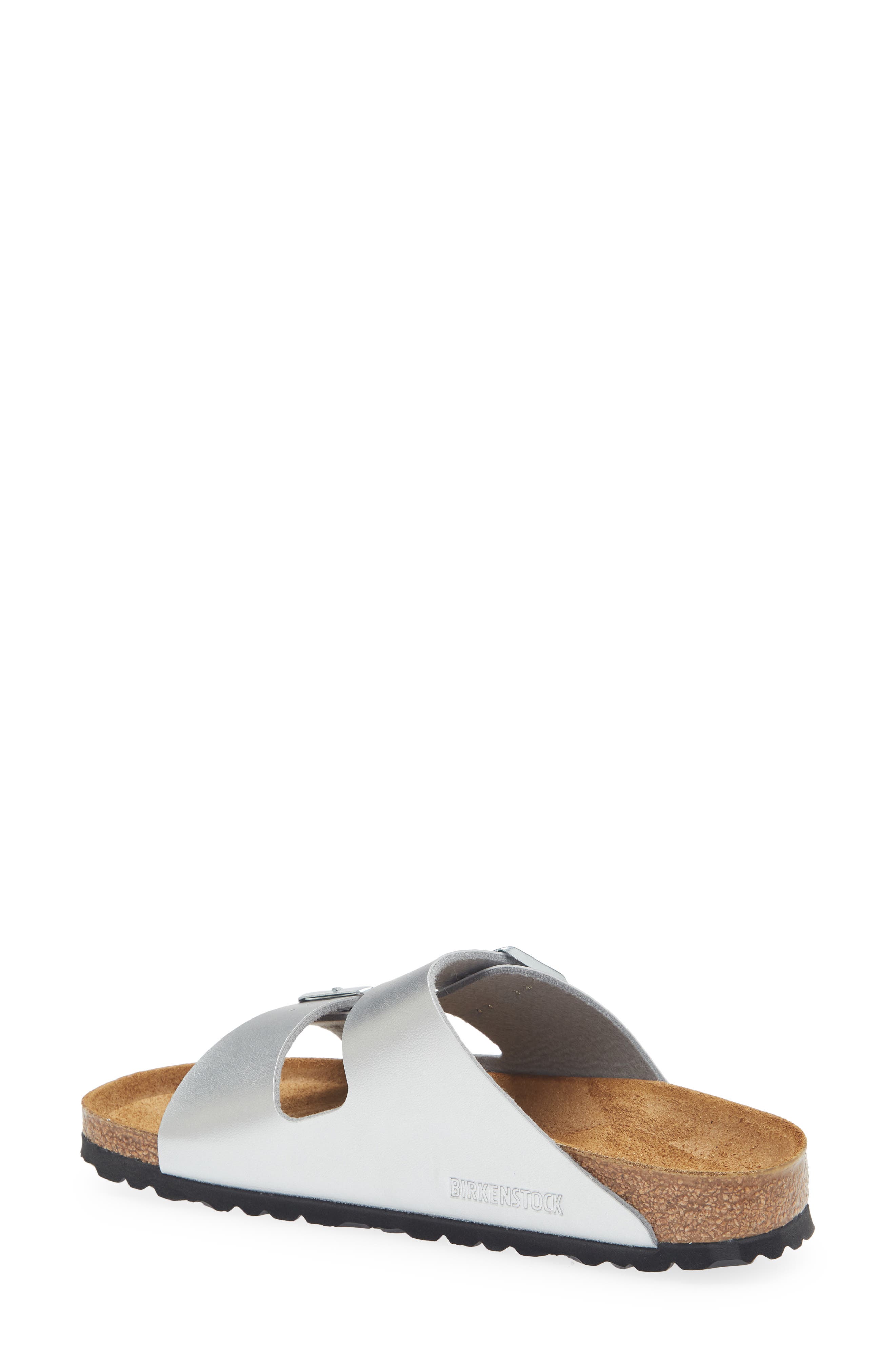 Birkenstock Arizona Sandal, Alternate, color, Silver