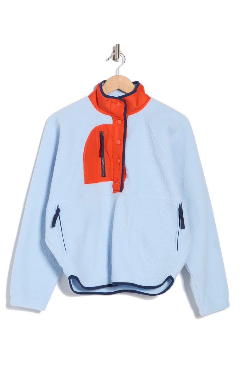 Thread & Supply Polar Fleece Half Snap Pullover, Alternate, color,