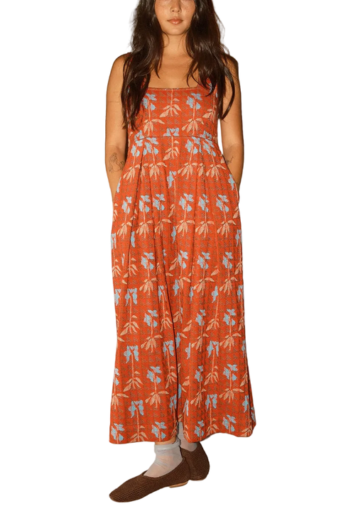 Freya Square Neck Ankle Length Dress