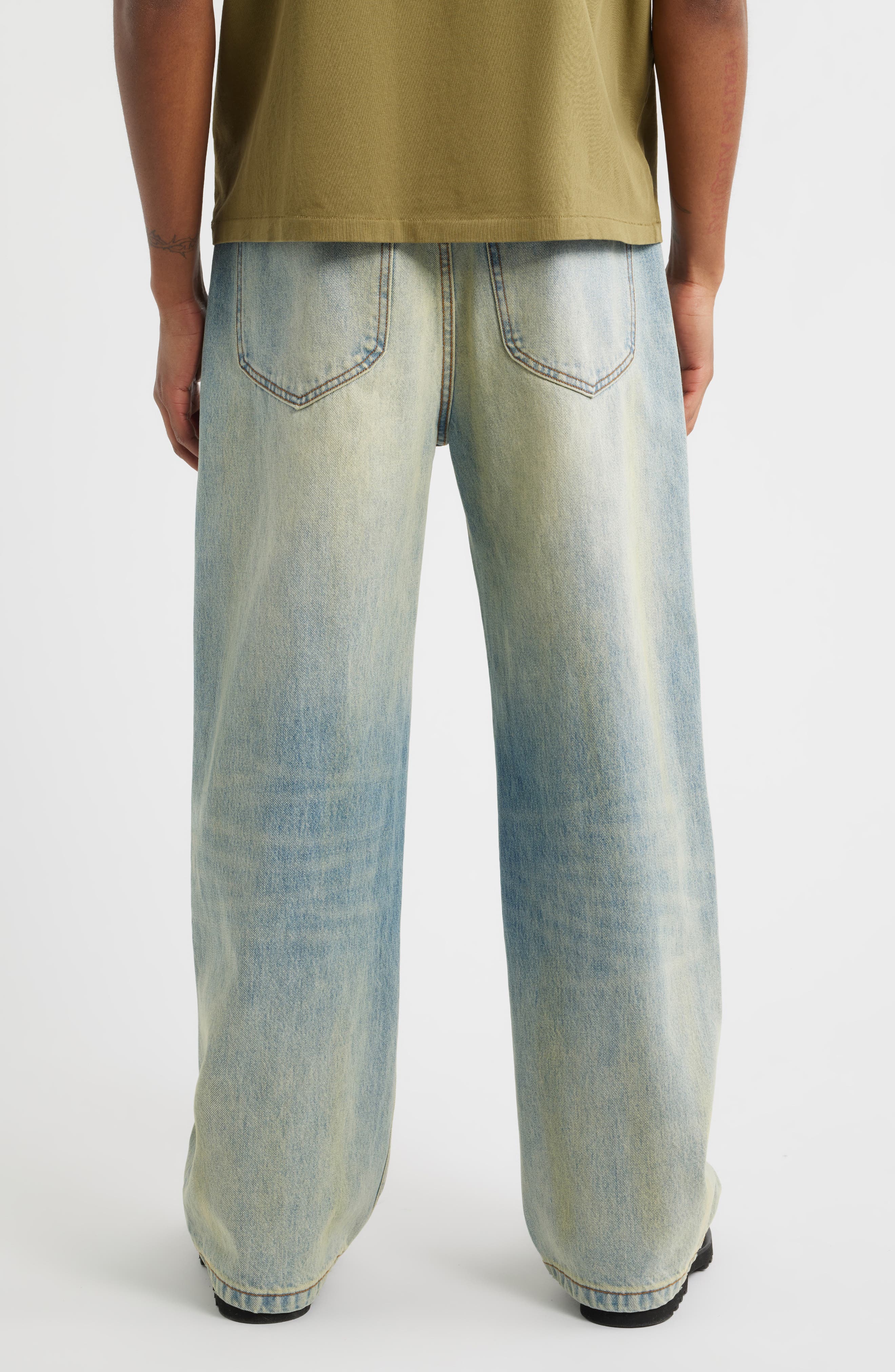 Nonstretch Baggy Jeans - image 4