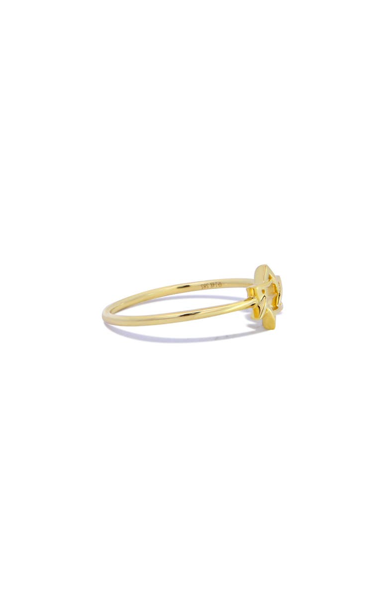 The Lovery Fine Jewelry Open Gold Star of David Ring, Alternate, color, Yellow Gold