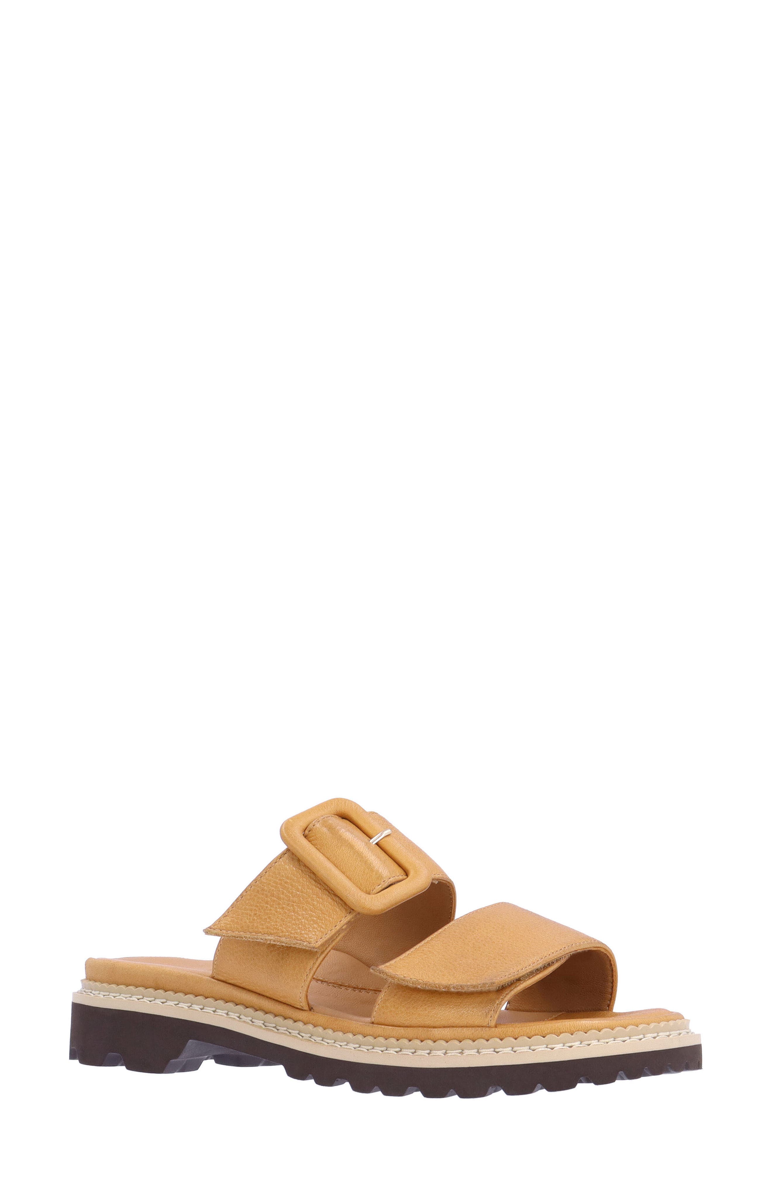 L'Amour des Pieds Dalbir Slide Sandal, Main, color, Lioness
