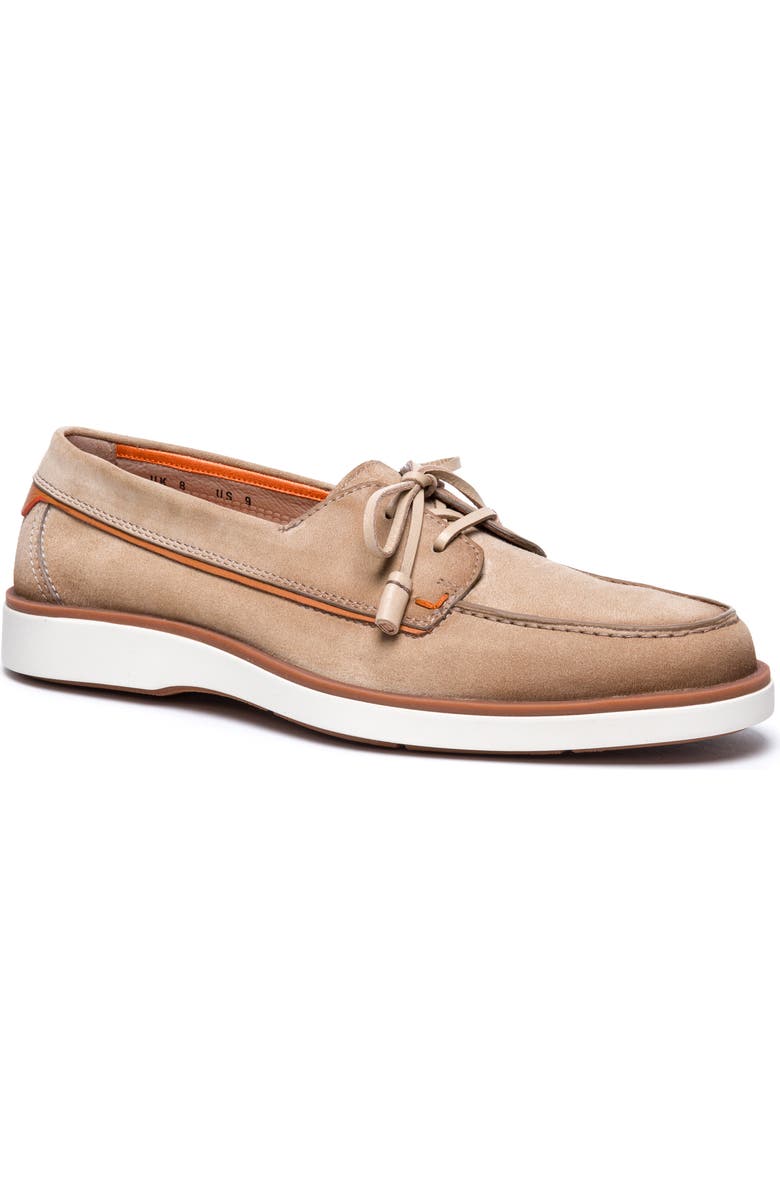 Santoni Oyster Boat Shoe, Main, color,