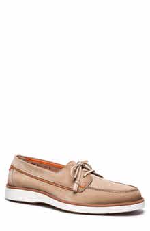 Santoni Oyster Boat Shoe