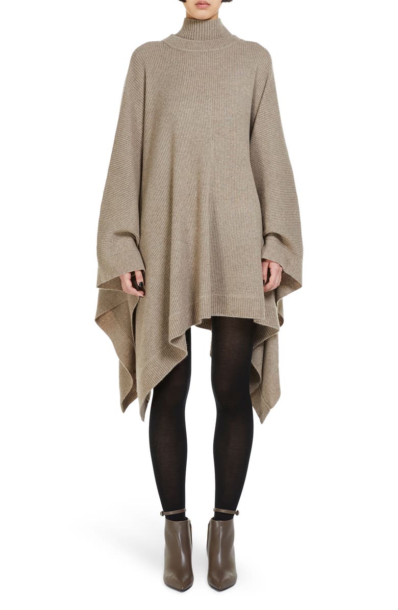 Max Mara Pancia Cashmere Poncho, Main, color, 