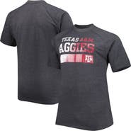 PROFILE Men's Charcoal Texas A&M Aggies Big & Tall Raglan T-Shirt
