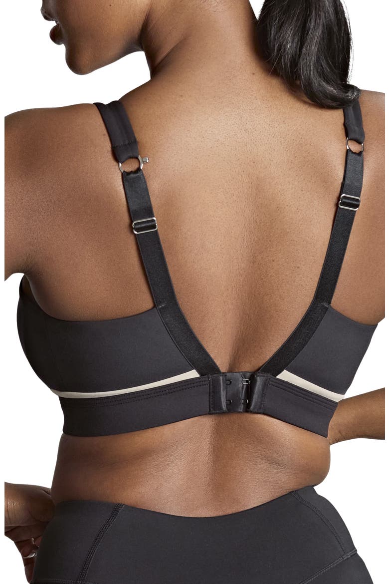 Freedom Full Coverage Unlined Wireless Sports Bra, Alternate, color, BLACK/ CHALK