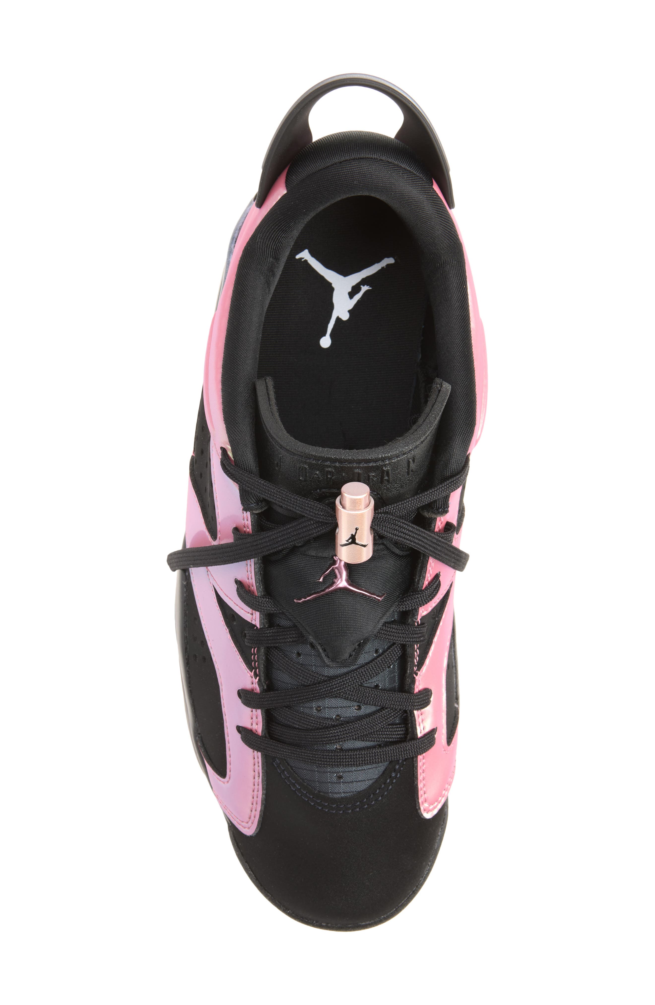 Air Jordan 6 Retro Low Sneaker, Alternate, color, BLACK/ DESERT BERRY/ BLACK