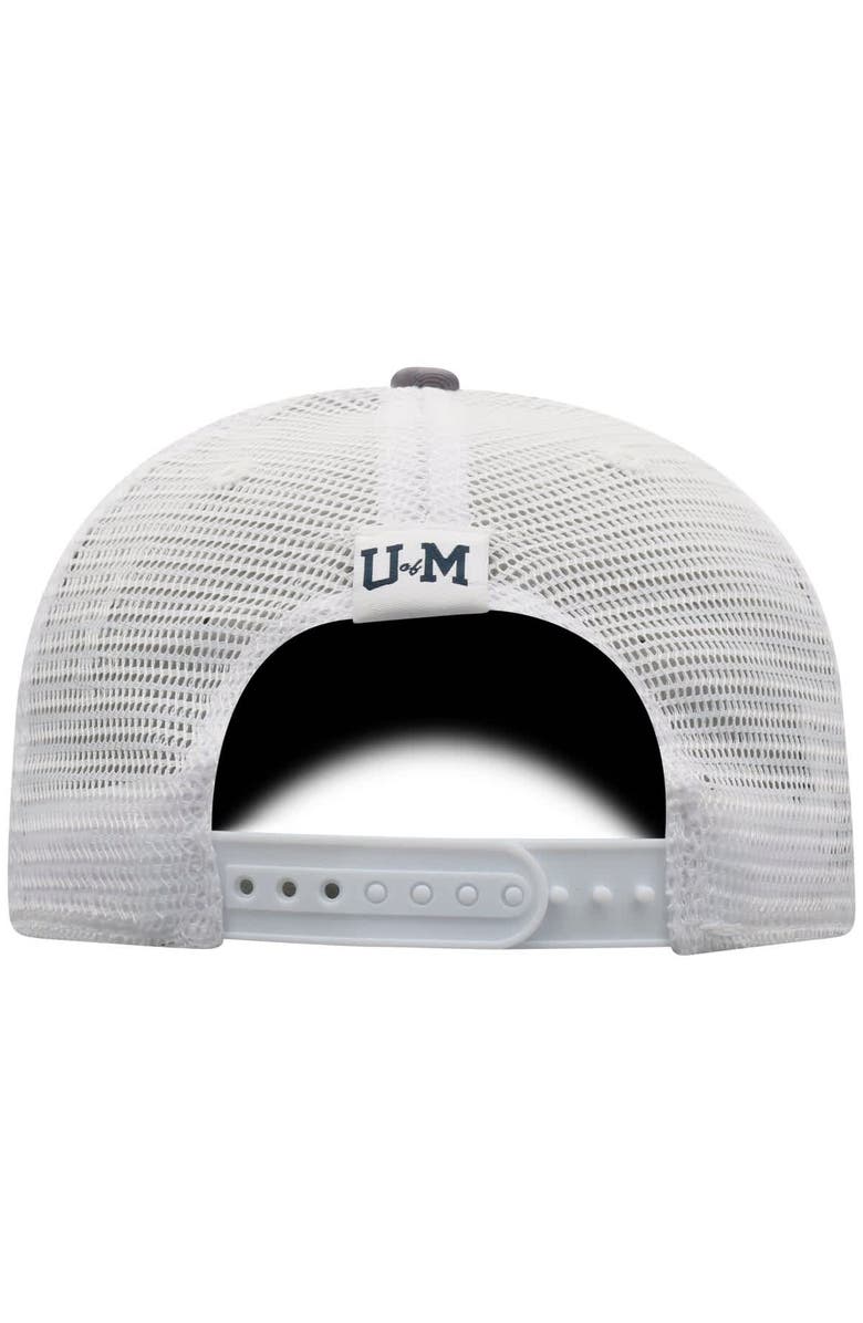 TOP OF THE WORLD Men's Top of the World Gray Michigan Wolverines Trucker Adjustable Hat, Alternate, color, Gray