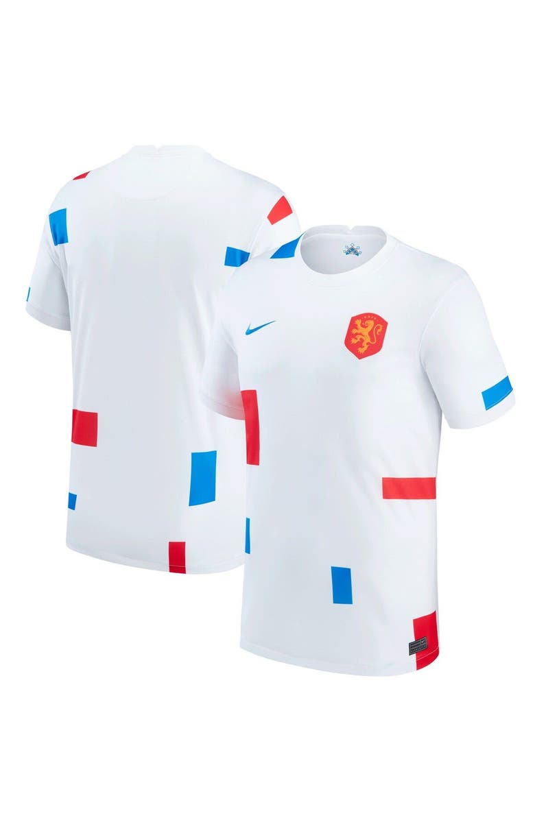 Nike Men's Nike White Netherlands Women's National Team 2022/23 Away Replica Blank Jersey, Main, color, White