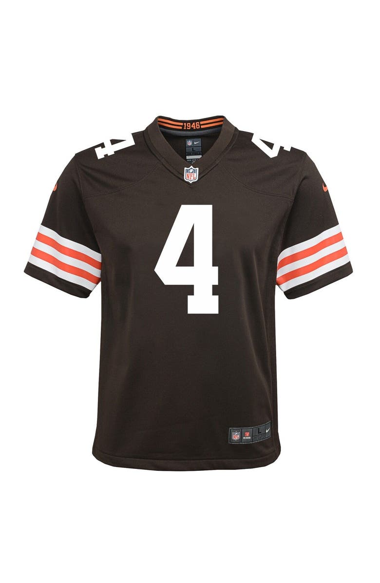 Nike Youth Nike Deshaun Watson Brown Cleveland Browns Game Jersey, Alternate, color, Brown