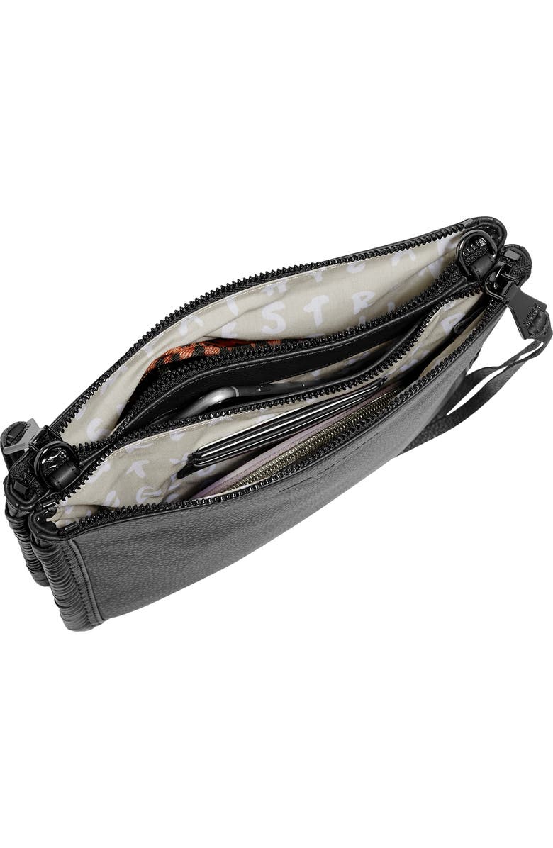 AIMEE Famous Double Zip Leather Crossbody Bag, Alternate, color,