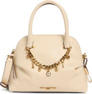 KARL LAGERFELD Charlaine Leather Satchel