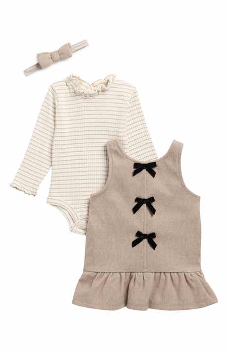 2-Piece Jumper Dress & Bodysuit Set