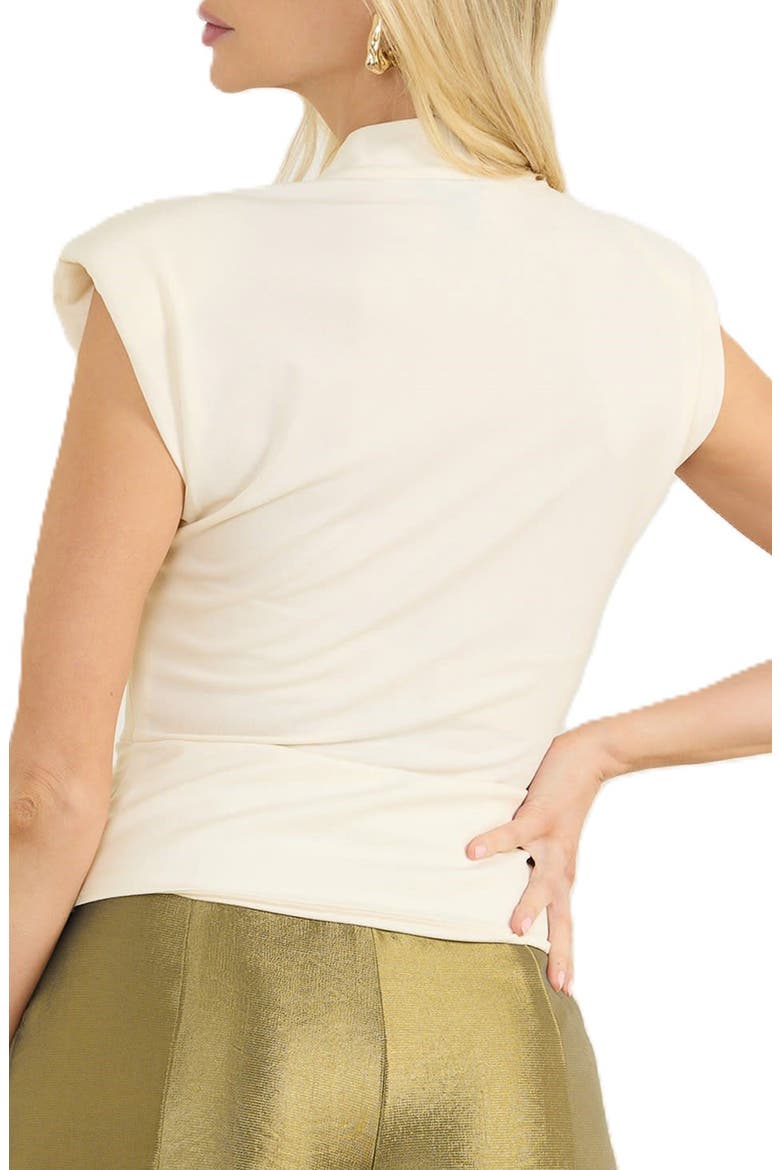 Caroline Wrap Front Top, Alternate, color, IVORY
