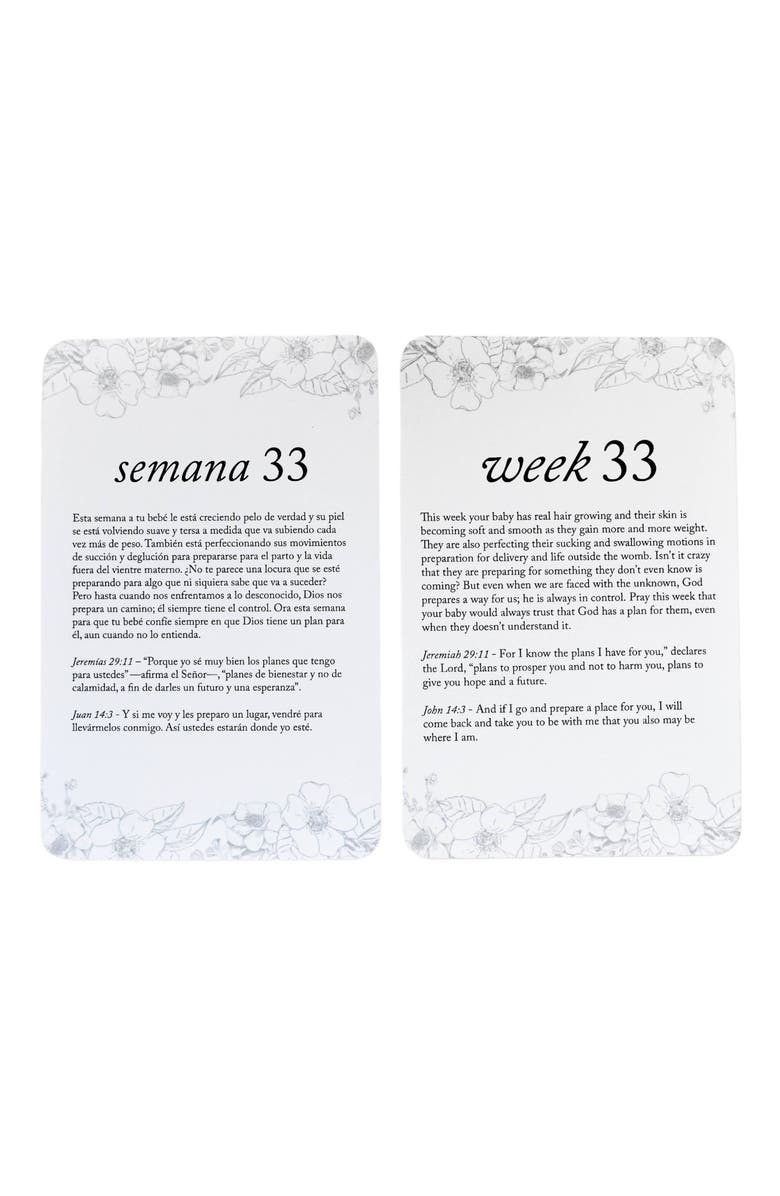 Duncan & Stone Paper Co. Spanish Pregnancy Prayer Cards, Alternate, color,
