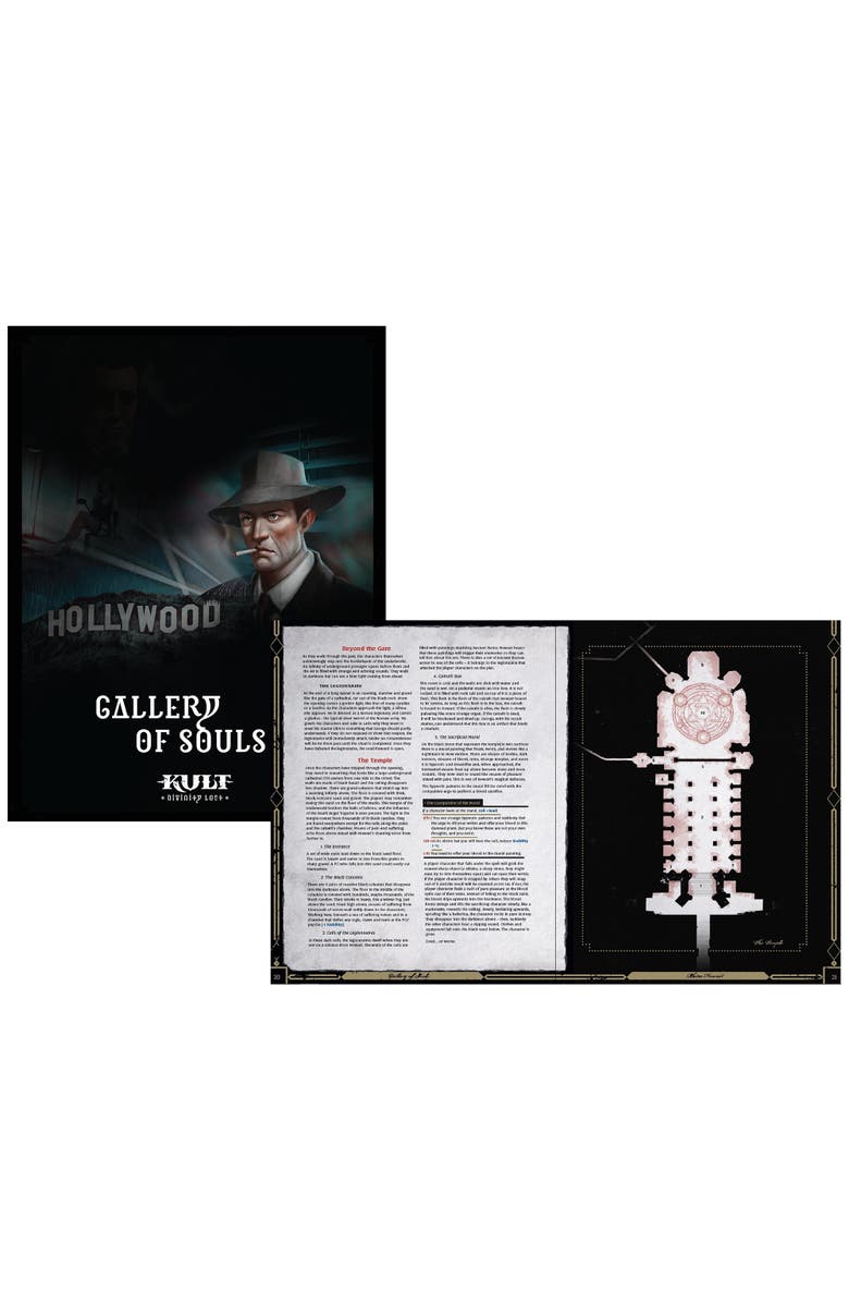 Modiphius Entertainment Modiphius Kult Rpg Book Gallery Of Souls 1950S Horror Setting, Alternate, color, 