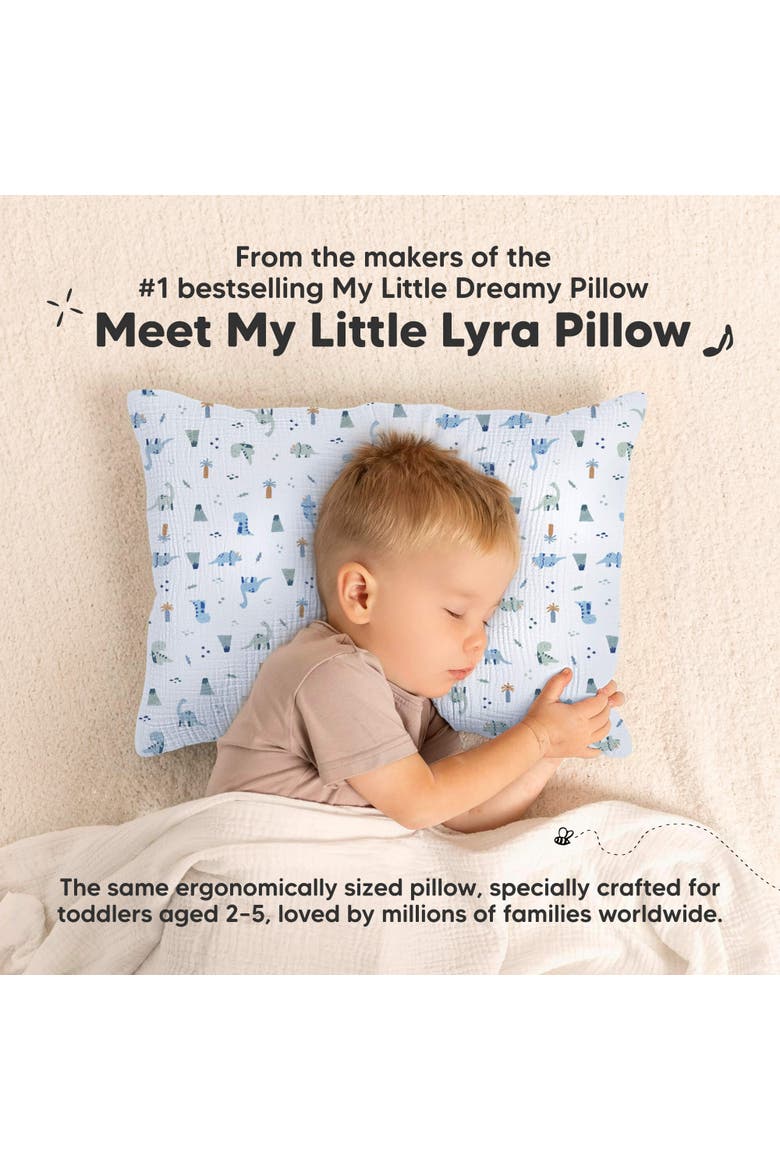 My Little Lyra Pillow, Alternate, color, Dino Park