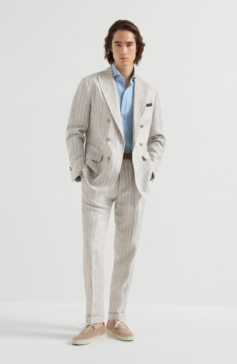 Brunello Cucinelli Chambray shirt, Alternate, color, Medium Denim