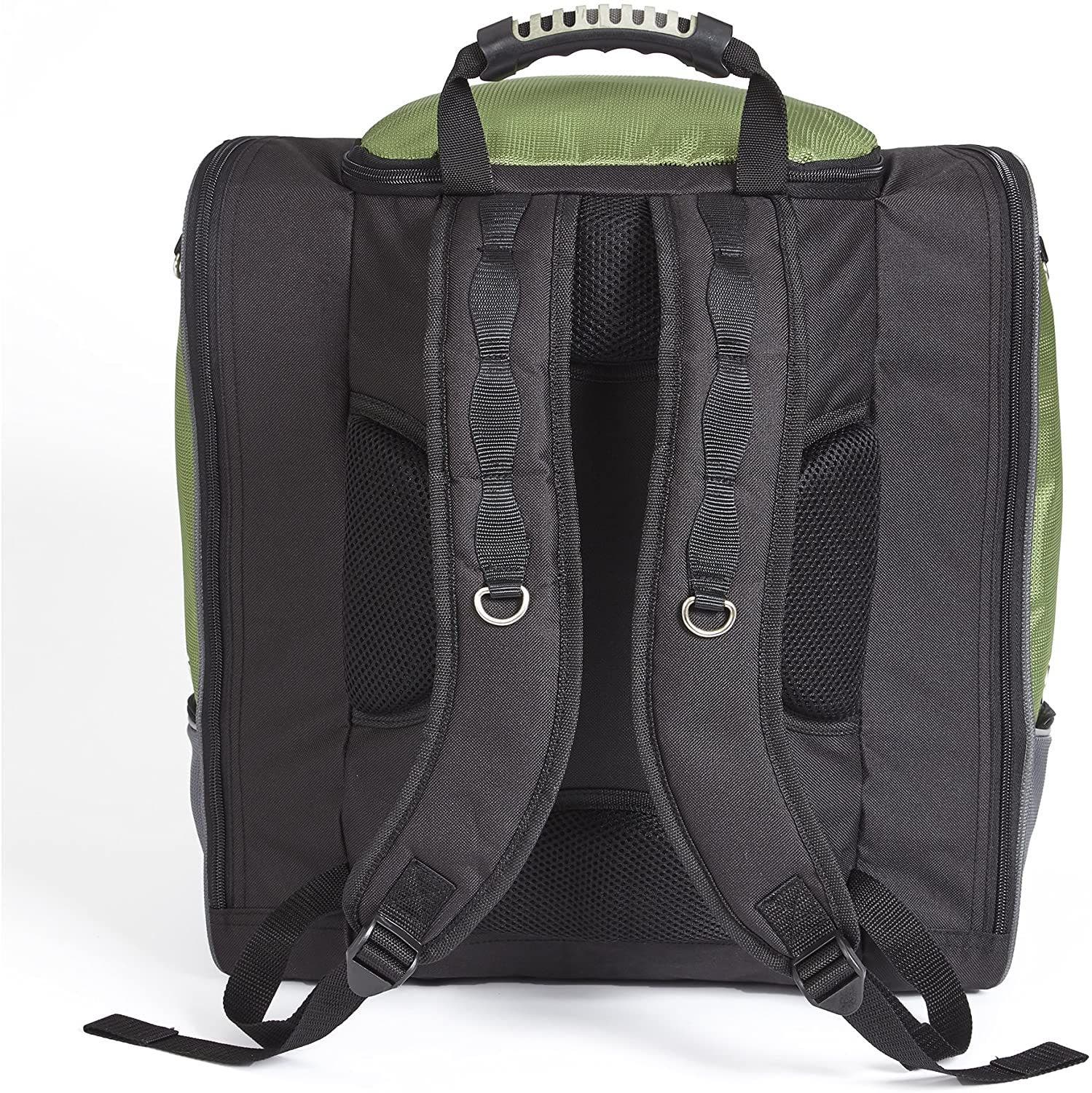 Deluxe Adult Ski Boot Bag, Alternate, color, Grass Green