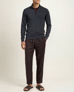 Orlebar Brown Isar Merino Classic Fit Funnel Neck Sweater