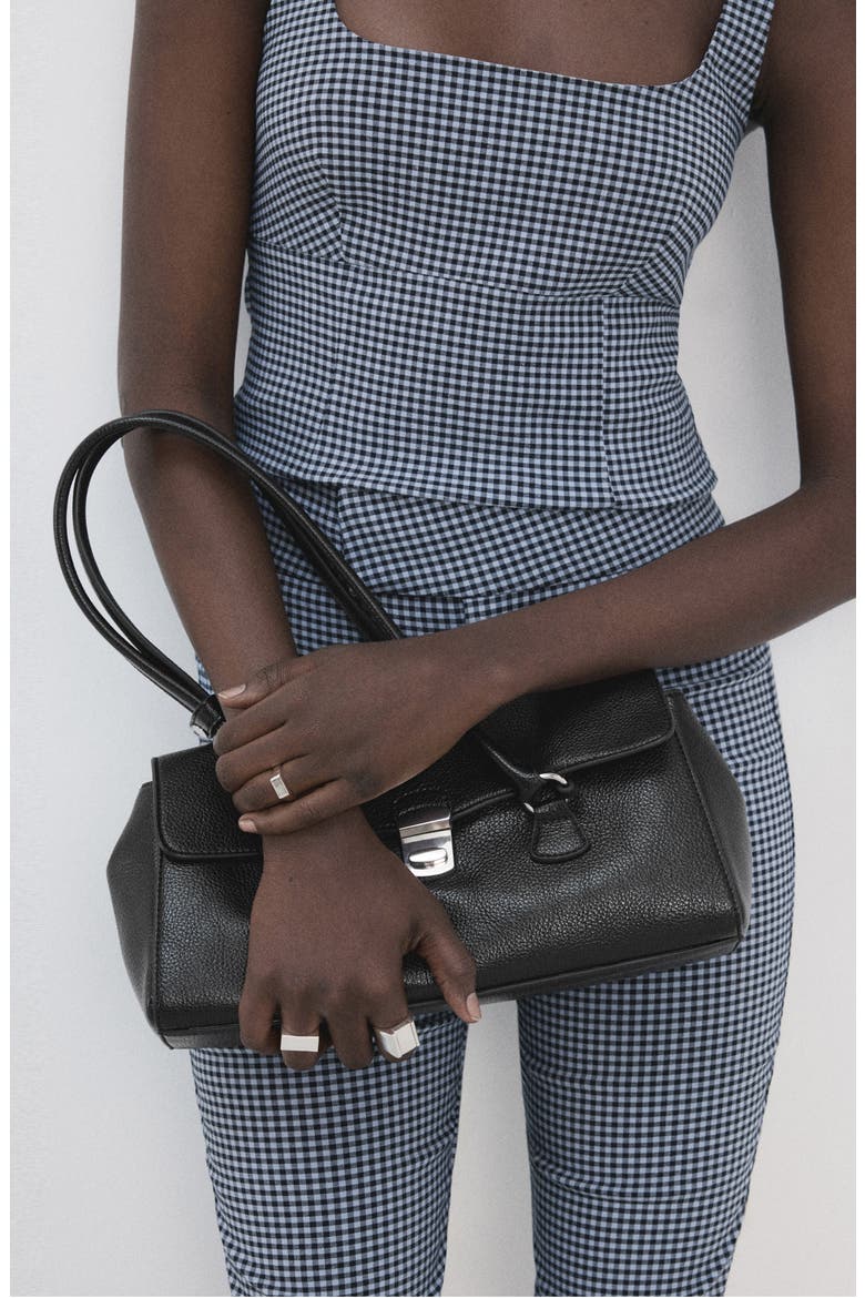 Victoria Gingham Top, Alternate, color, BLUE