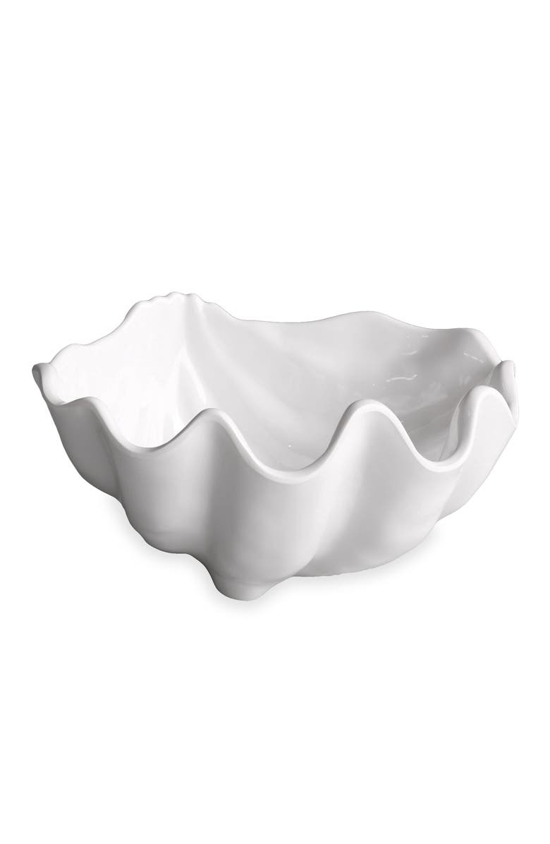BEATRIZ BALL Collection VIDA Ocean Shell Small Bowl, Main, color, White