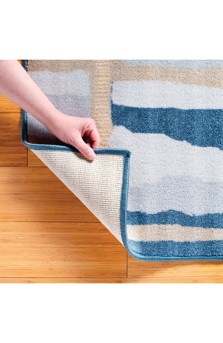 Kaplan Early Learning Company Mountain Clouds Carpet - 4' x 6' Rectangle, Alternate, color, Blue