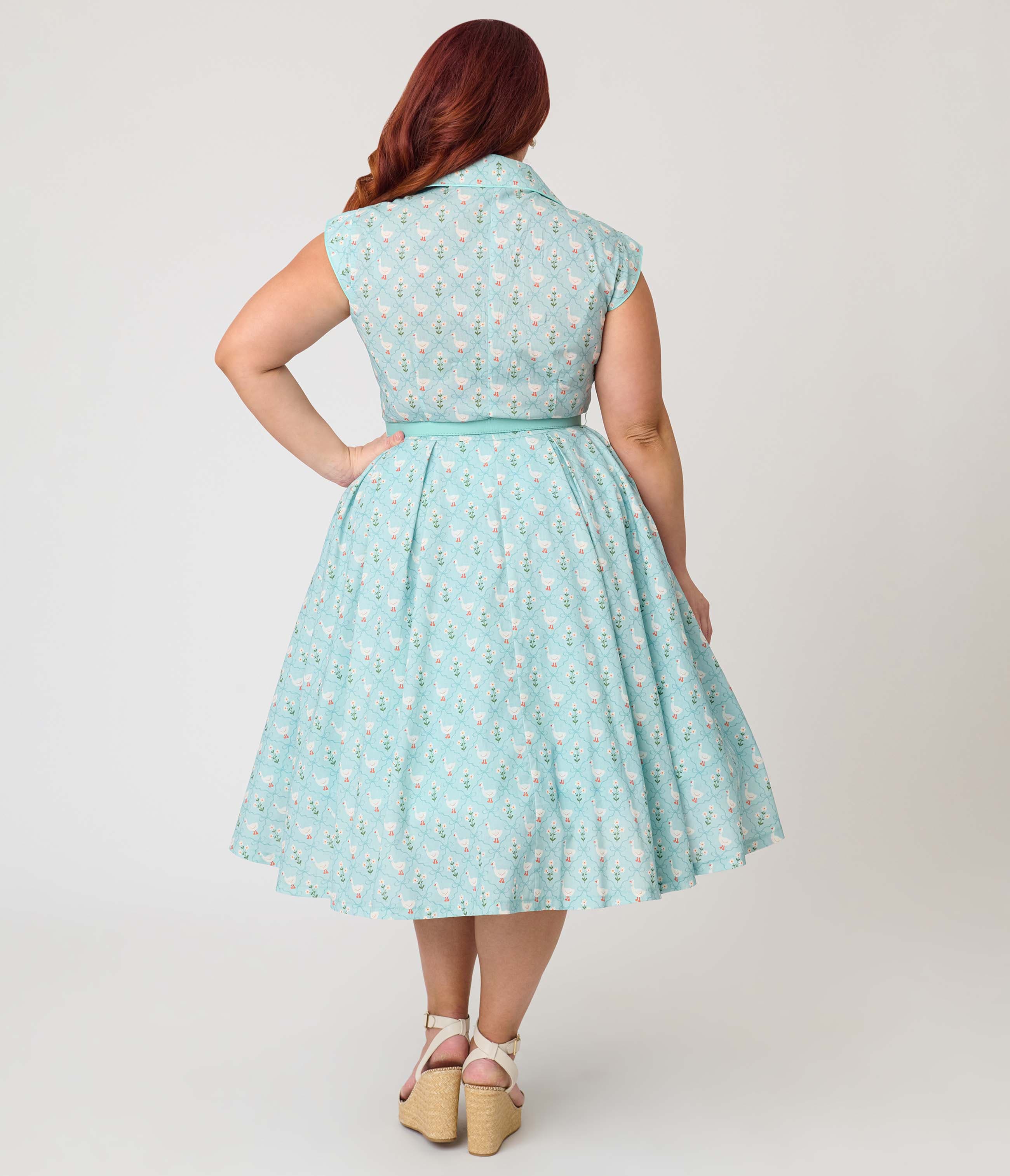 Plus Size Shirt Swing Dress - image 4