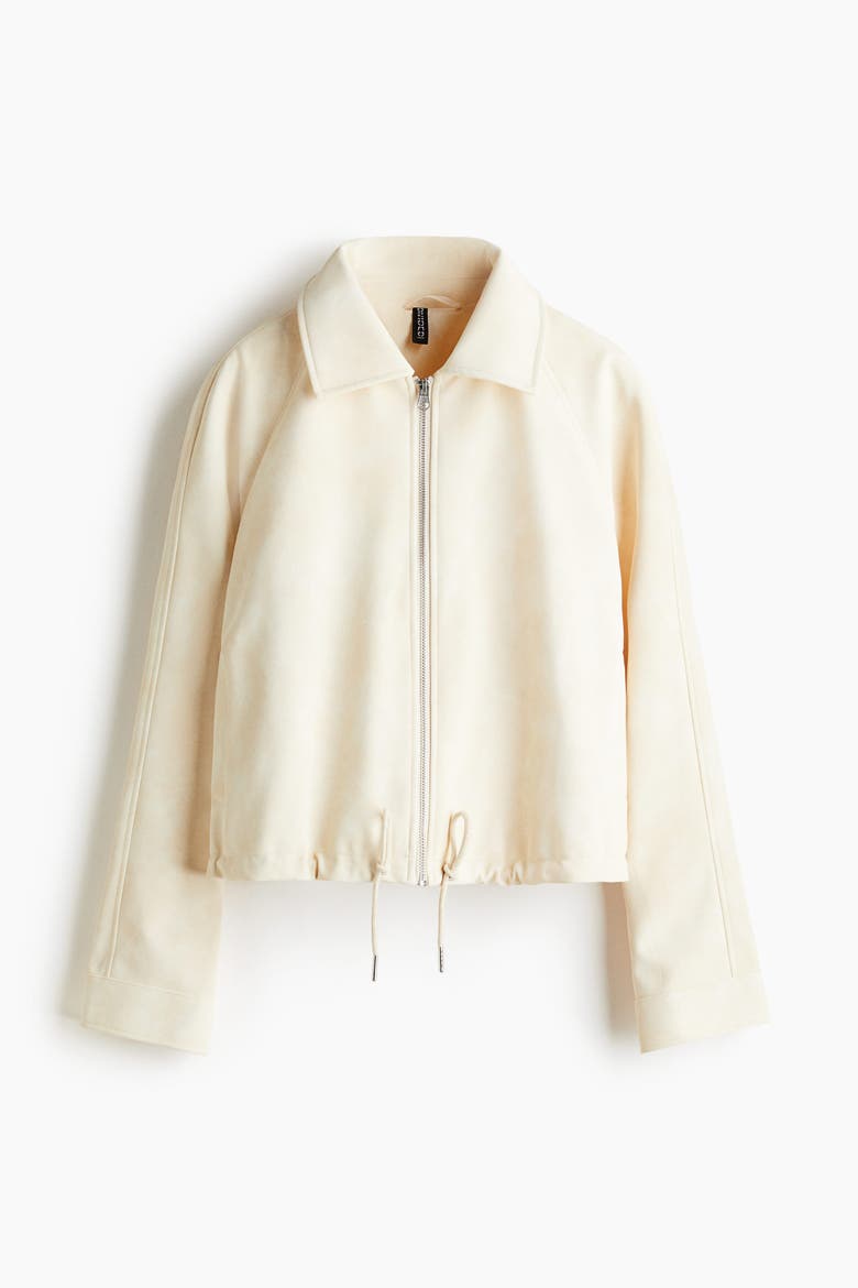 Napped Jacket, Alternate, color, Cream