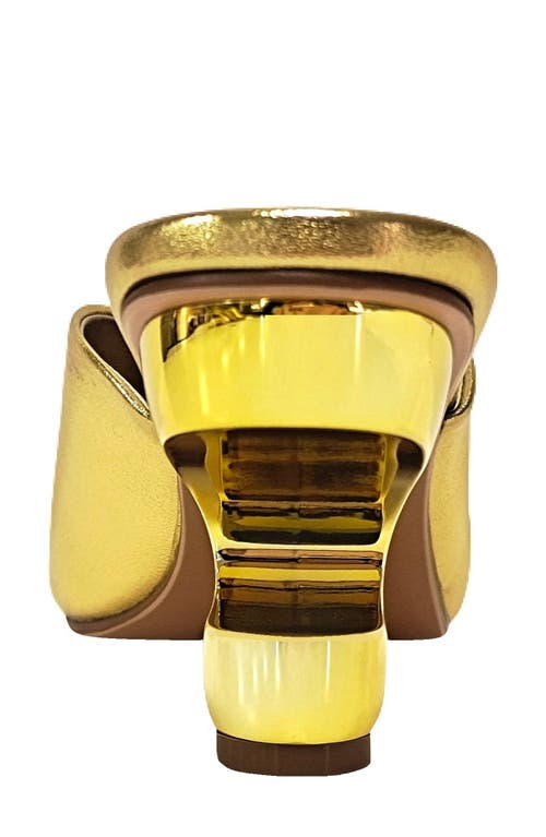 Ninety Union Gypsy Square Toe Mule In Gold