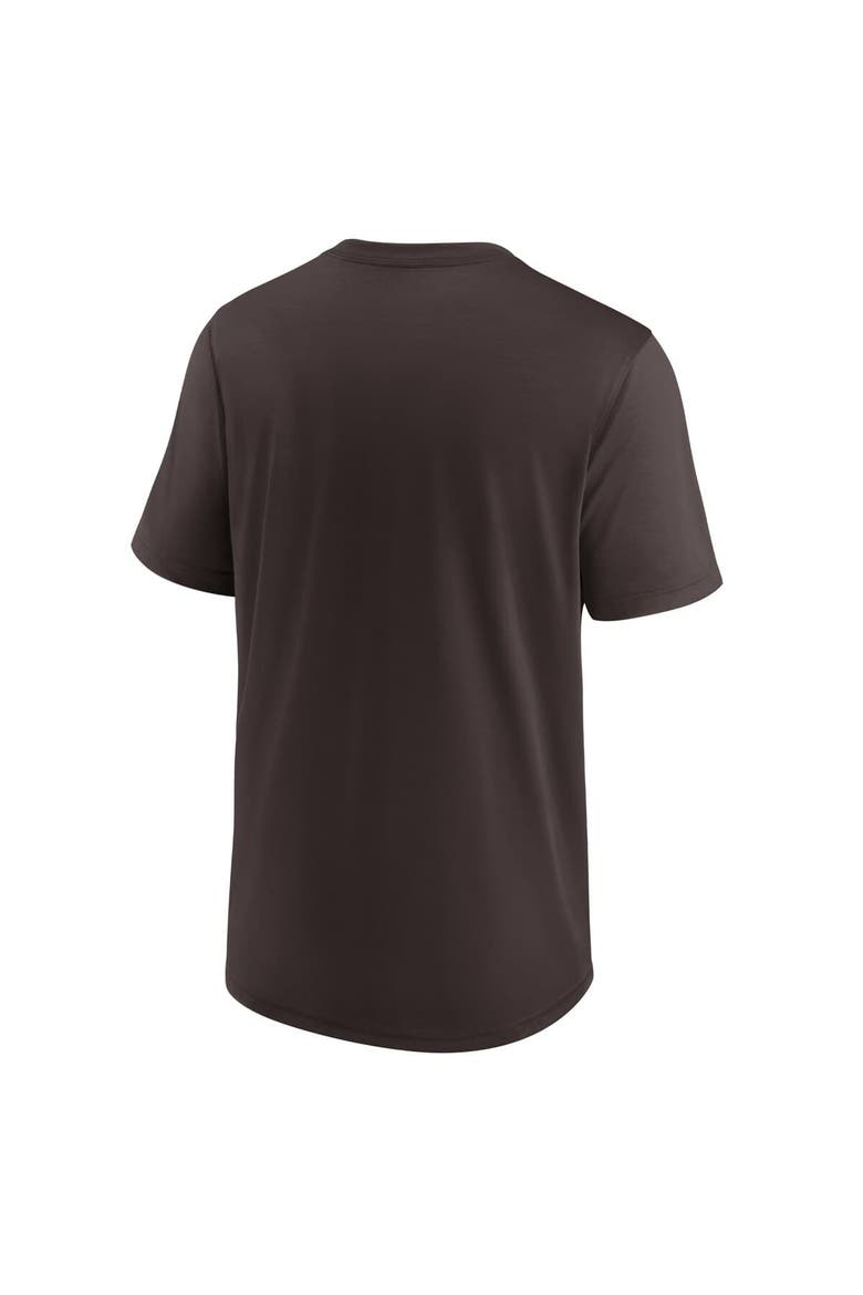Men's Nike Brown Cleveland Browns Exceed Performance T-Shirt, Alternate, color, Brown
