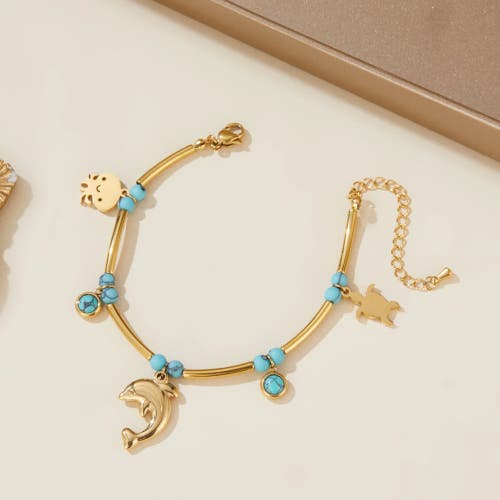 Hollywood Sensation Seabreeze Sparkle Turquoise Bracelet