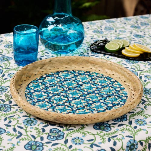 Ten Thousand Villages Phu An Basket In Blue