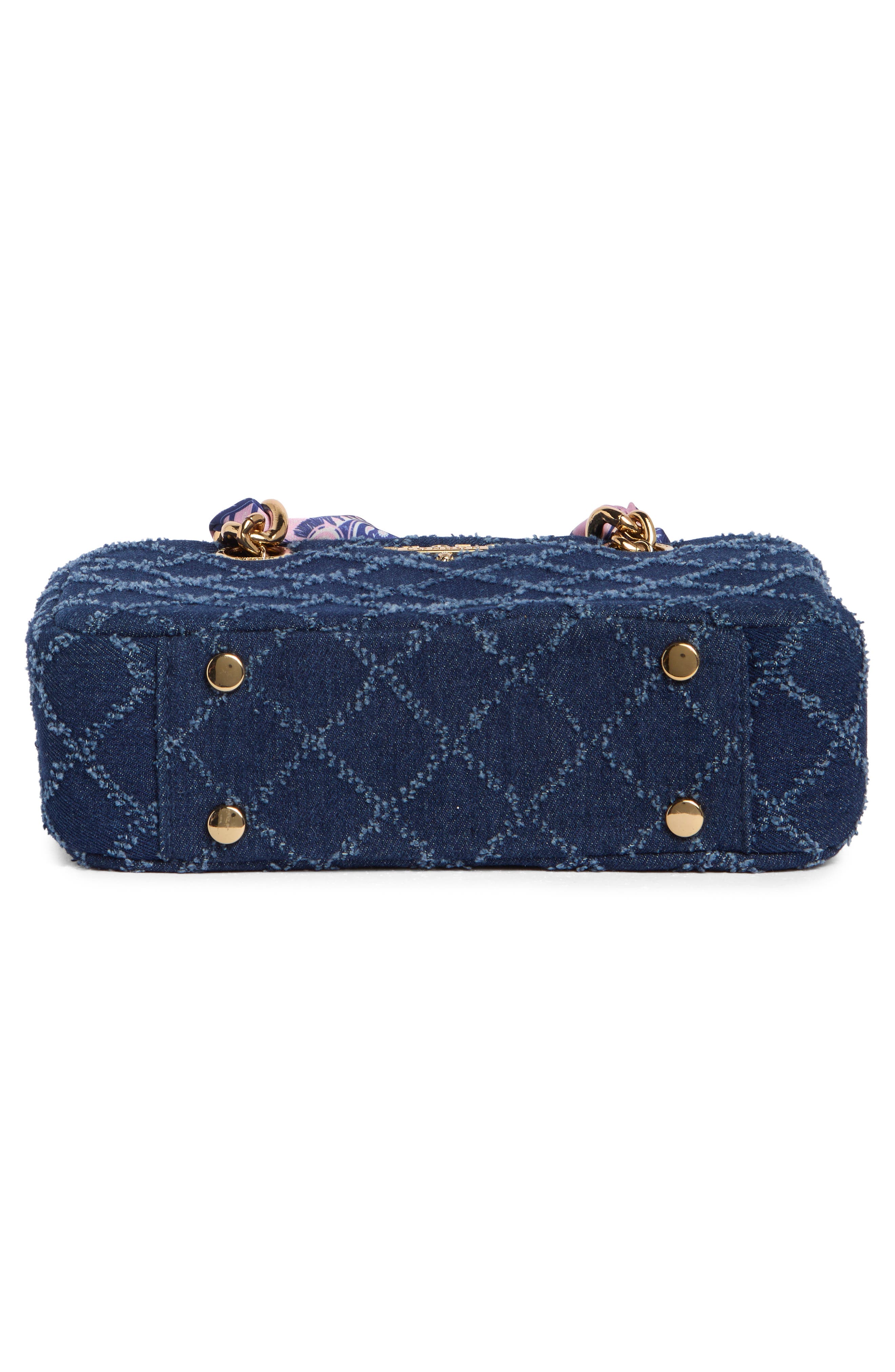 KG Kurt Geiger Brixton Scarf Shoulder Bag, Alternate, color, Navy