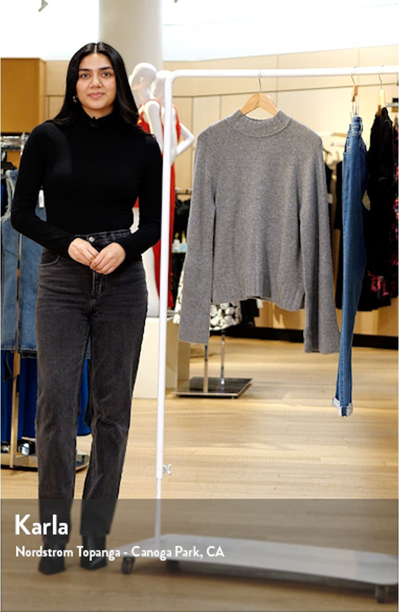 Laurel Metallic Bell Sleeve Sweater, sales video thumbnail