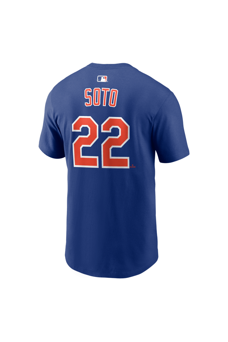 Men's Nike Juan Soto Royal New York Mets Name & Number T-Shirt, Alternate, color, Royal
