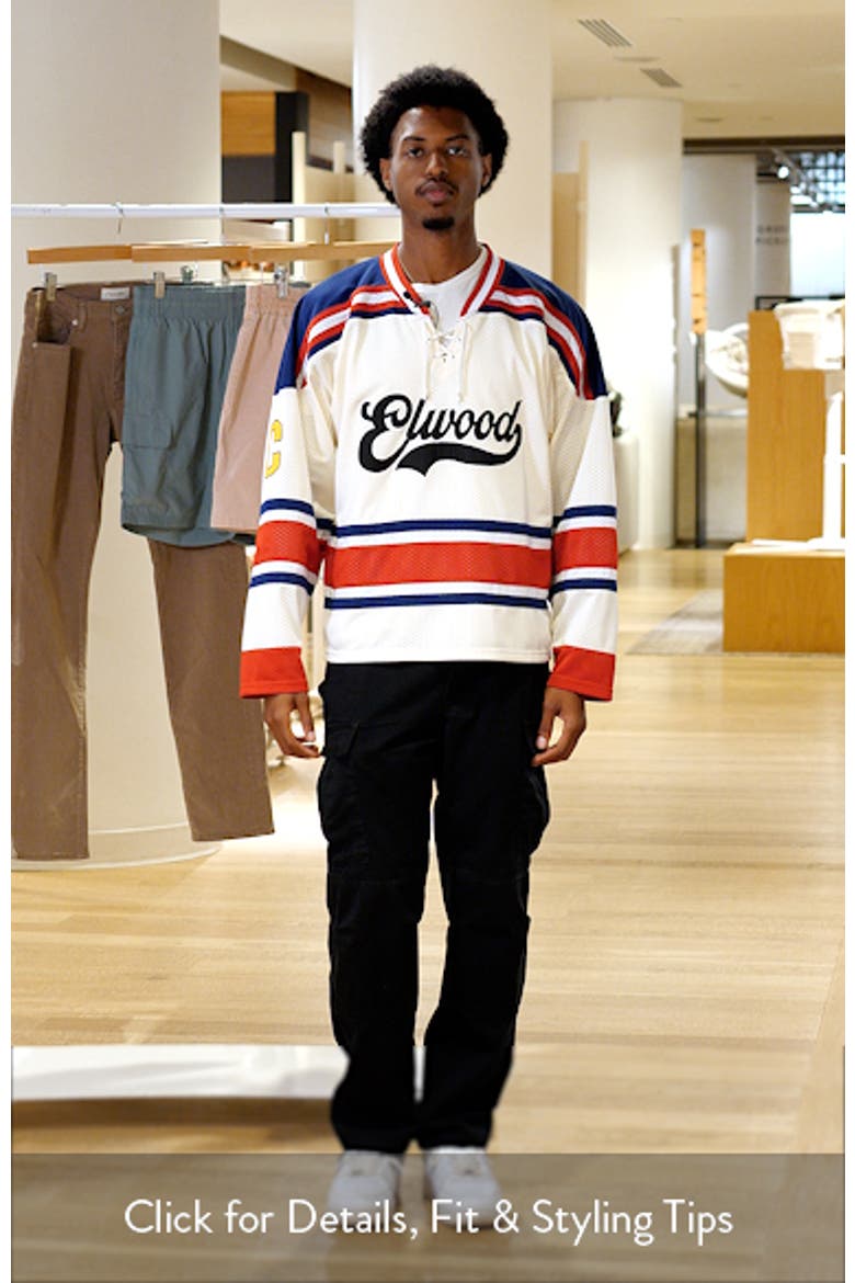 Oversize Mesh Hockey Jersey (Men) | Nordstrom