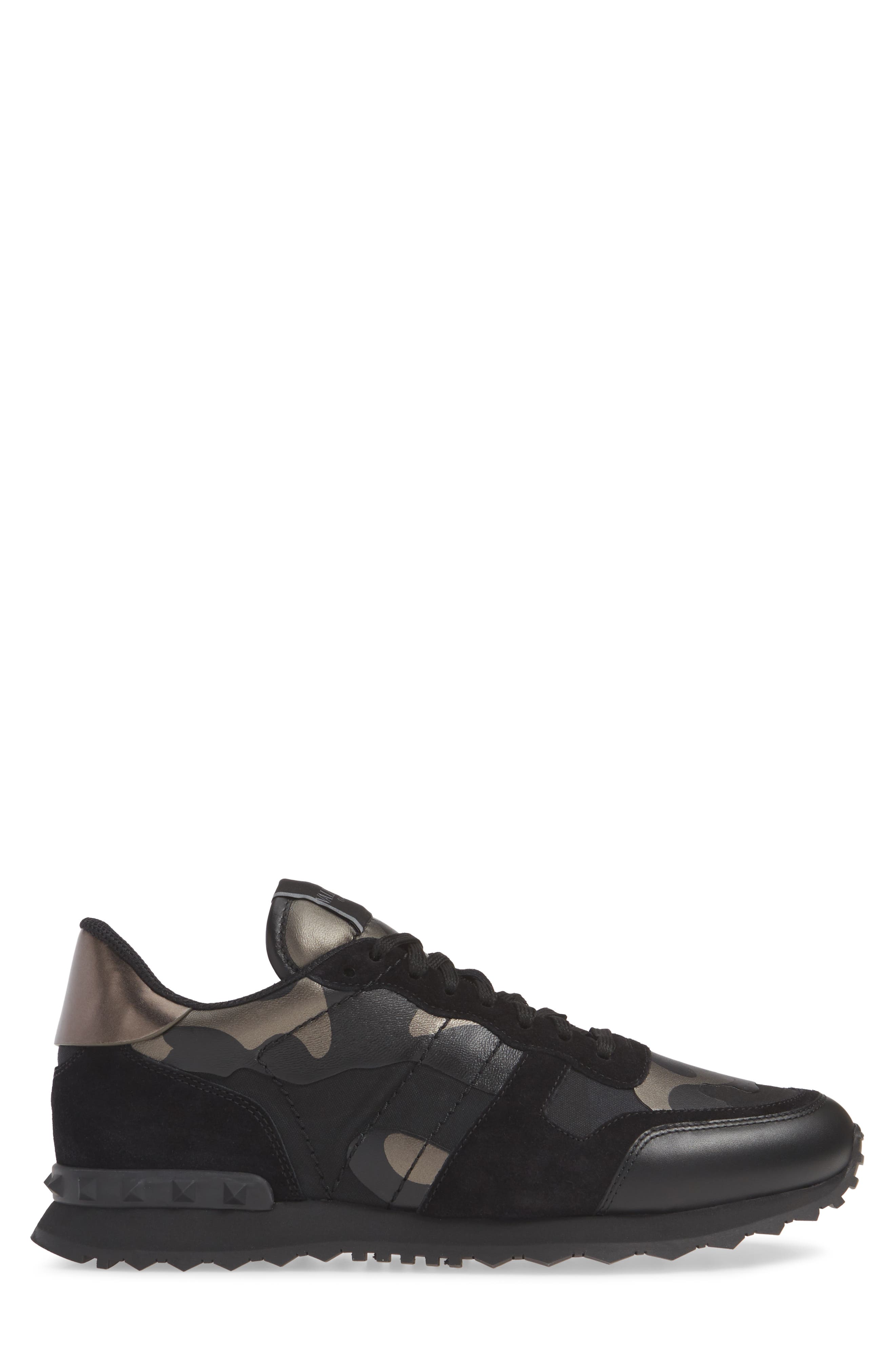 Camo Rockrunner Sneaker, Alternate, color, BLACK RUTHENIUM/ BLACK