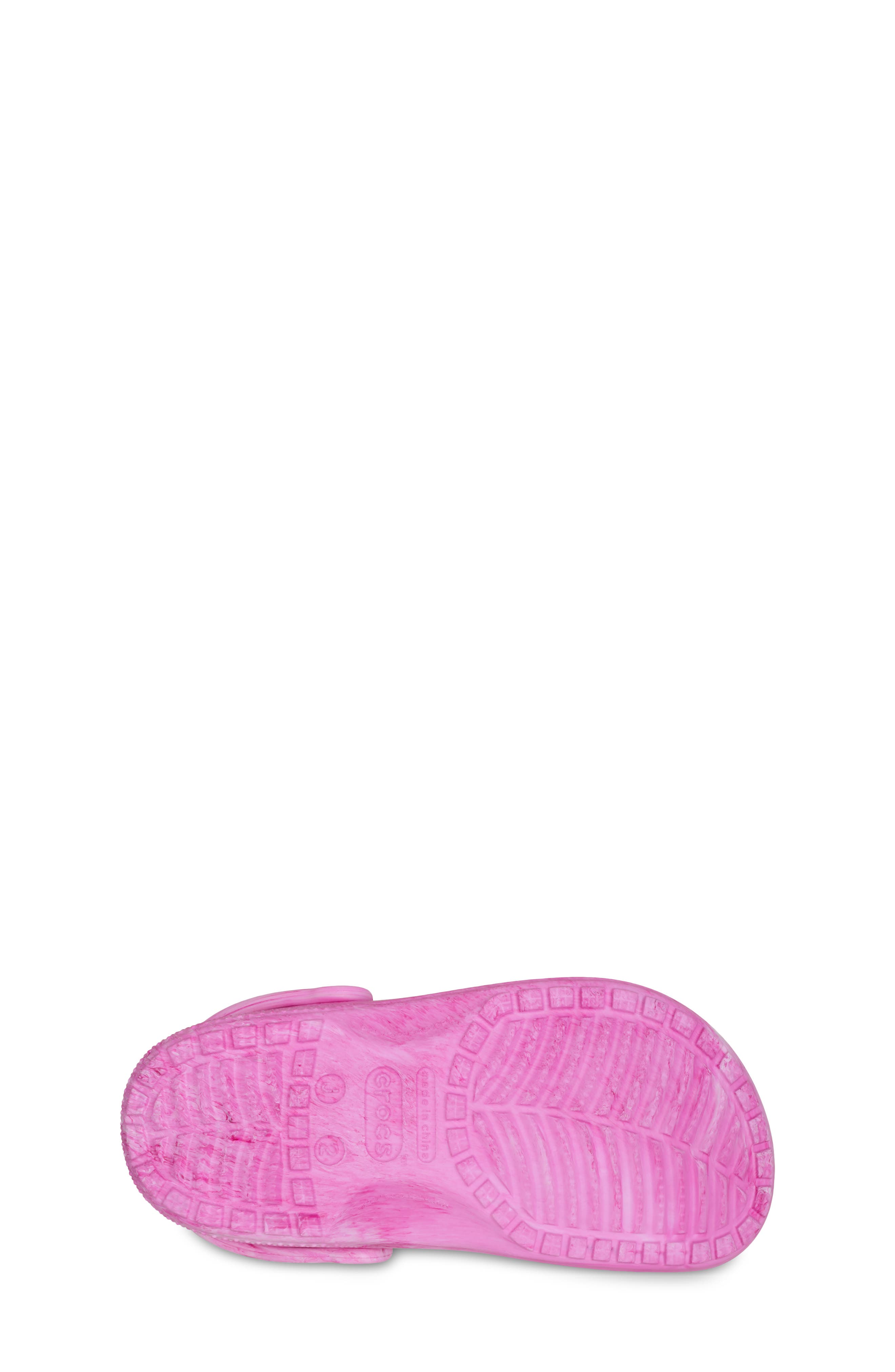 CROCS Kids' Classic Marbled Clog, Alternate, color, Pink Swirl