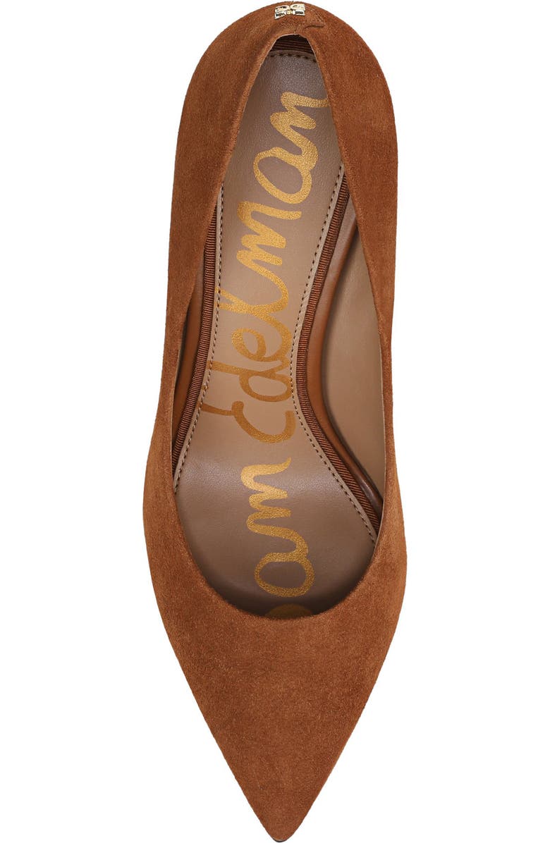 Sam Edelman Hazel Pointed Toe Pump, Alternate, color, Frontier Brown