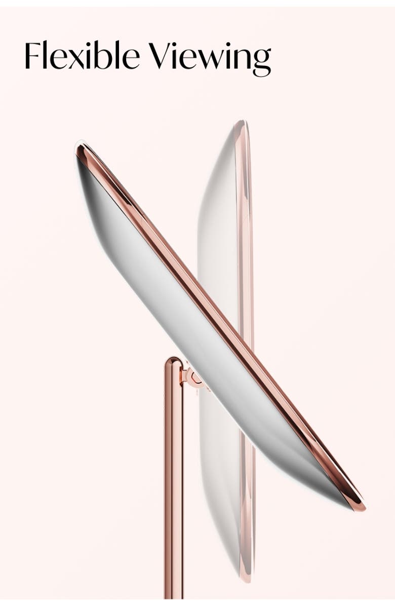 FANCII Vera Lighted Vanity Mirror, Alternate, color, Rose Gold